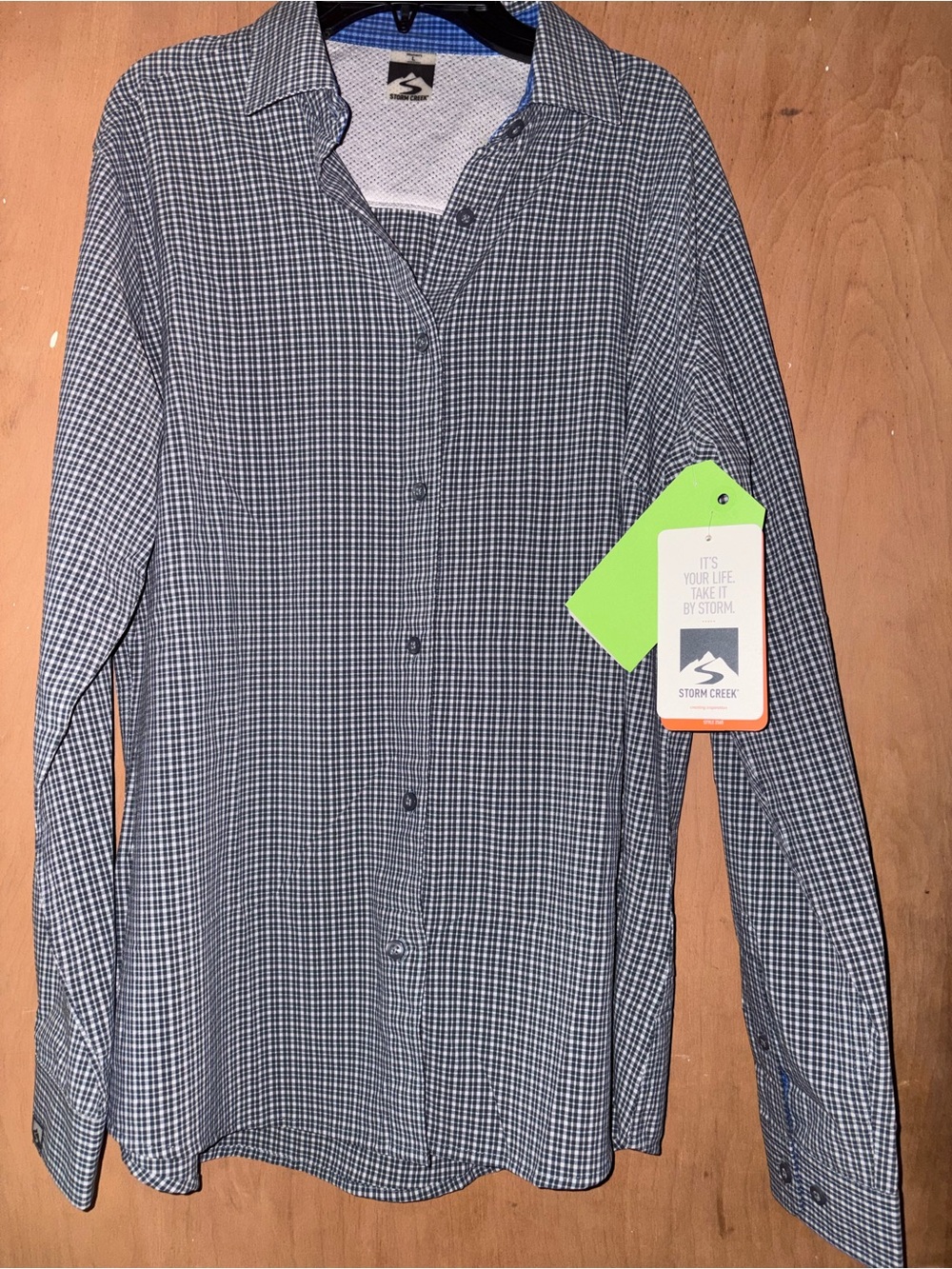 Women’s Storm Creek women's stretch microplaid top